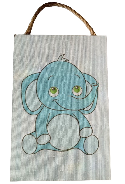 TABLICZKA MOTYWACYJNA MDF 20X30CM SŁOŃ