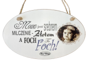 TABLICZKA MDF 23x14CM FOCH TO FOCH!