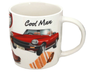 KUBEK Z SAMOCHODEM RETRO COOL MAN MIX WZORÓW 300ML