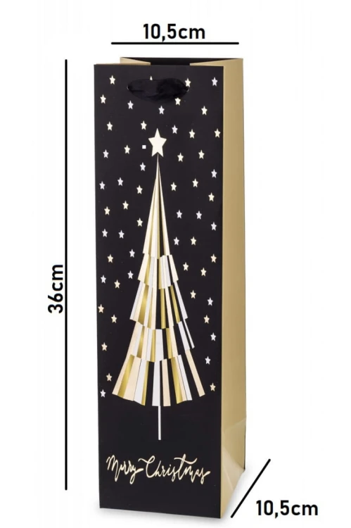 ELEGANCKA ŚWIĄTECZNA TOREBKA UPOMINKOWA 36x10,5x10,5