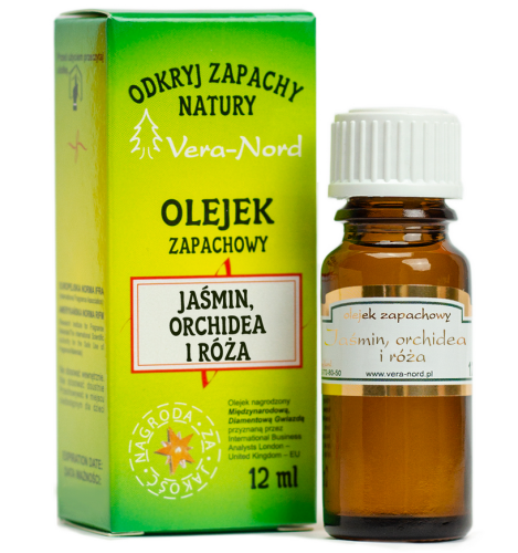 NATURALNY OLEJEK ZAPACHOWY JAŚMIN, ORCHIDEA I RÓŻA
