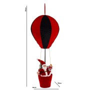 FIGURKA MIKOŁAJ W BALONIE 92x38x38CM wysokość regulowana