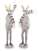 FIGURKA JELEŃ W SZALIKU MIX 2 WZORY 22cm