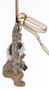 ZAWIESZKA BOŻONARODZENIOWA MIŚ W WIANKU 10cm
