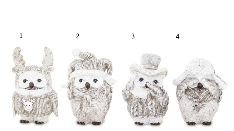 FIGURKA SOWA SÓWKA MIX WZORÓW 9CM