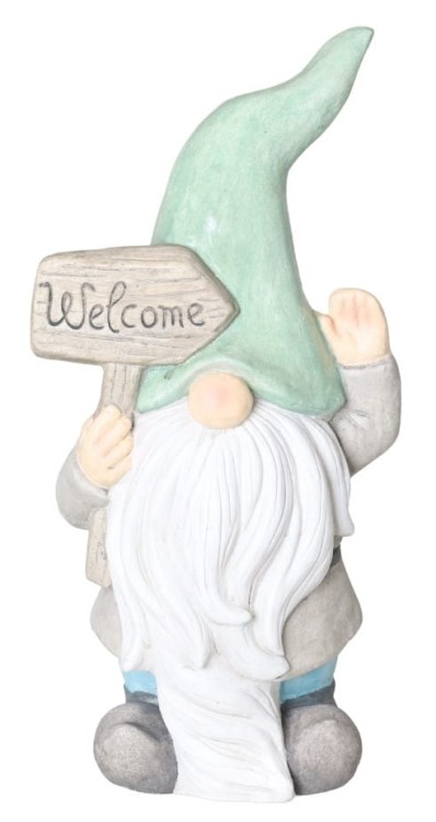 SKRZAT CERAMICZNY Z ZIELONĄ CZAPKĄ 23,5X19X49,5 CM