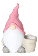 SKRZAT CERAMICZNY Z DONICZKĄ RÓŻOWY 34X20,5X45,5 CM