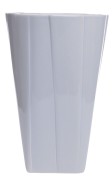 WAZON CERAMICZNY SZARY 14X14X20CM
