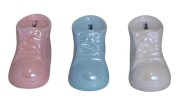 SKARBONKA CERAMICZNA BUT BUCIK RÓŻOWY