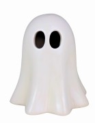CERAMICZNY BIAŁY DUSZEK  DUCH LED 10CM