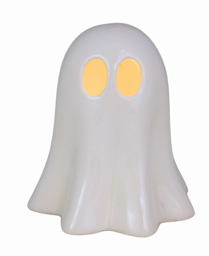 CERAMICZNY BIAŁY DUSZEK  DUCH LED 10CM