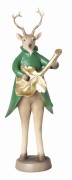 FIGURKA RENIFER ZIELONY 11X9X29,5CM