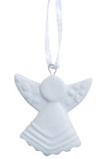ZAWIESZKA ANIOŁEK PORCELANOWY 2 WZORY MIX H4CM