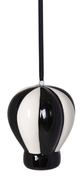 ZAWIESZKA CERAMICZNA BALON MIX KOLORÓW 9CM