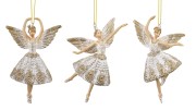 ZAWIESZKA ANIOŁ BALETNICA MIX WZORÓW 12CM
