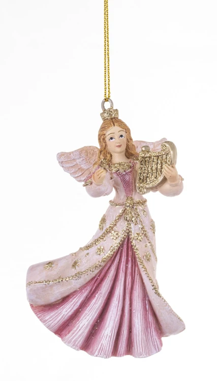 ZAWIESZKA ANIOŁ ANIOŁEK RÓŻOWY 9,5CM