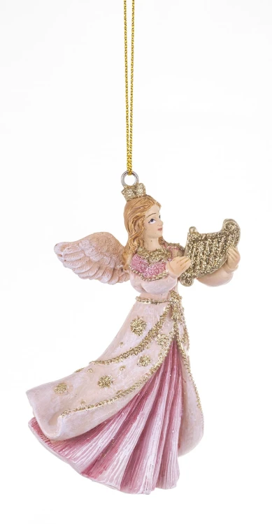 ZAWIESZKA ANIOŁ ANIOŁEK RÓŻOWY 9,5CM