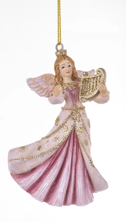 ZAWIESZKA ANIOŁ ANIOŁEK RÓŻOWY 9,5CM