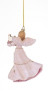 ZAWIESZKA ANIOŁ ANIOŁEK RÓŻOWY 9,5CM