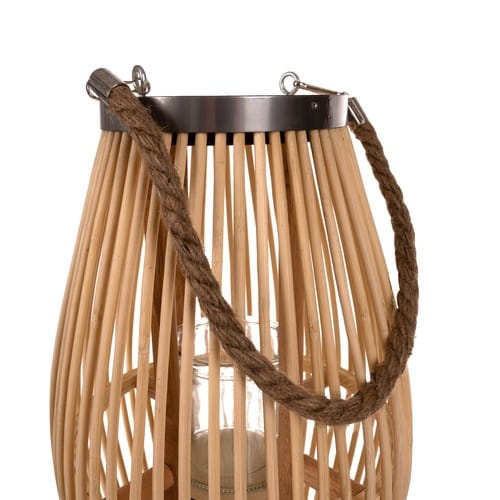LAMPION BAMBUSOWY OGRODOWY 40X23CM