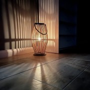 LAMPION BAMBUSOWY OGRODOWY 40X23CM