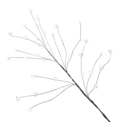GAŁĄZKA DEKORACYJNA Z KORALIKAMI 48CM