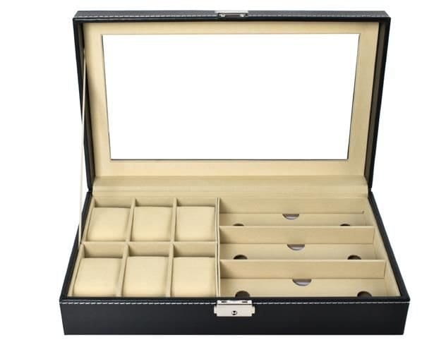 ORGANIZER NA ZEGARKI  I OKULARY 33x22,5cm