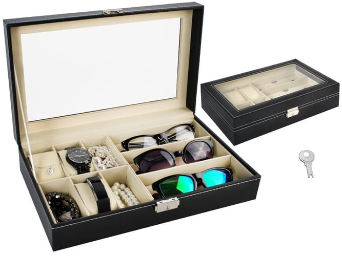 ORGANIZER NA ZEGARKI  I OKULARY 33x22,5cm