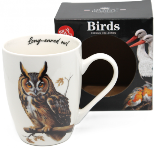KUBEK CERAMICZNY Z SOWĄ SOWA 350ML