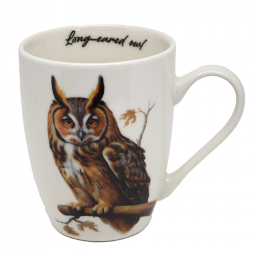 KUBEK CERAMICZNY Z SOWĄ SOWA 350ML