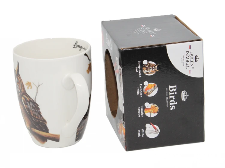 KUBEK CERAMICZNY Z SOWĄ SOWA 350ML