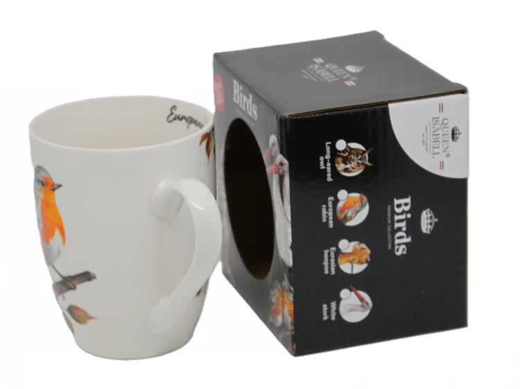 KUBEK CERAMICZNY Z RUDZIKIEM RUDZIK 350ML