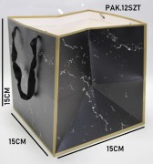 TOREBKA UPOMINKOWA 15X15X15CM A'LA MARMUR