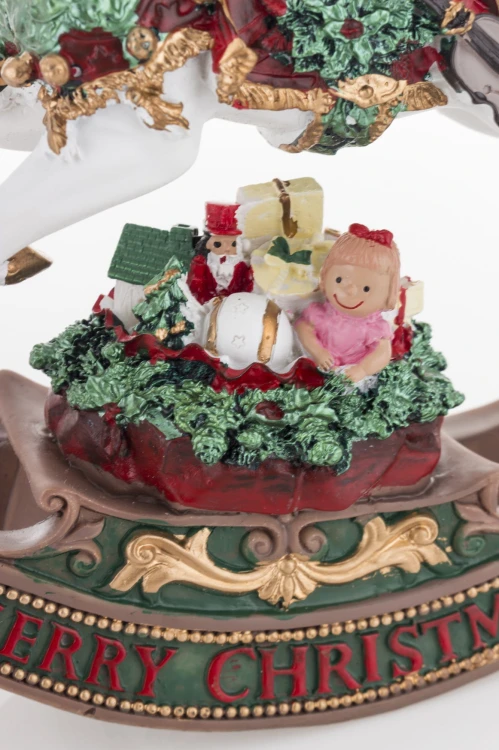 KOŃ KONIK NA BIEGUNACH Z POZYTYWKĄ 22CM