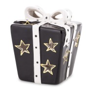 FIGURKA PREZENT CERAMICZNY LED 9,5x7,5x7,5cm