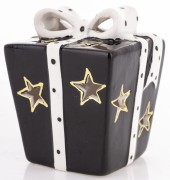 FIGURKA PREZENT CERAMICZNY LED 9,5x7,5x7,5cm