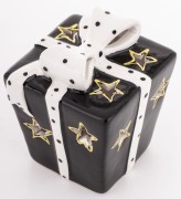 FIGURKA PREZENT CERAMICZNY LED 9,5x7,5x7,5cm