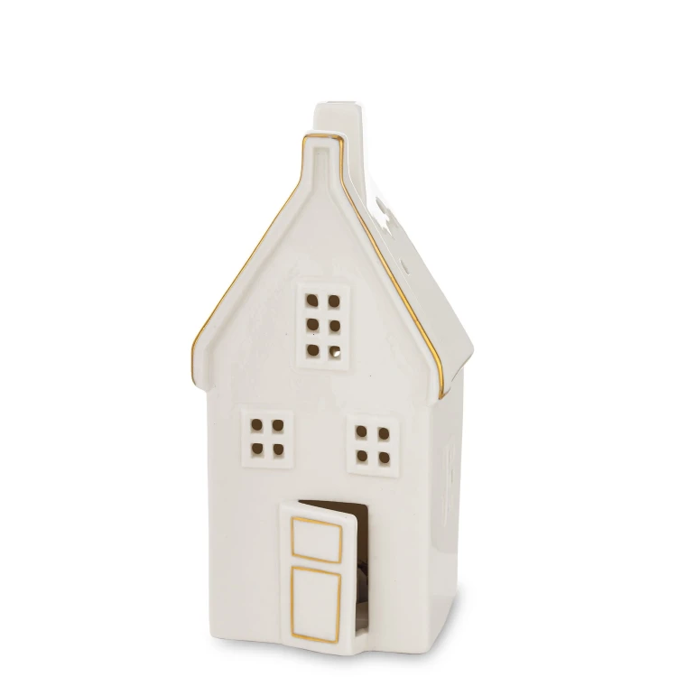 CERAMICZNA FIGURKA DOMEK 15,5x7,5x6,5