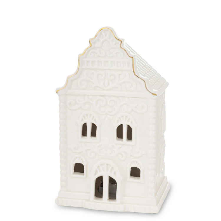 CERAMICZNA FIGURKA DOMEK 15,5x9x7