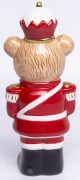 FIGURKA MIŚ NIEDŹWIADEK W MUNDURZE Z BĘBNEM 16CM