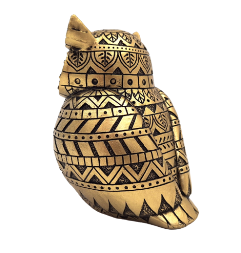 Figurka Sowa - symbol mądrości - dekoracja 13,6cm