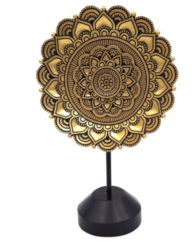 Figurka Mandala Owalna - dekoracja buddyjska 35cm