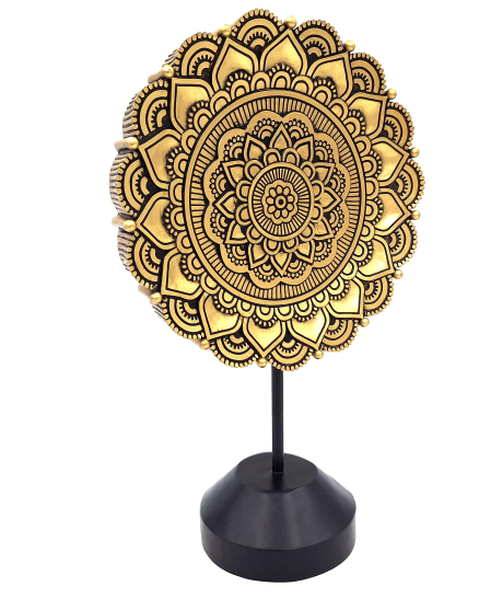 Figurka Mandala Owalna - dekoracja buddyjska 35cm