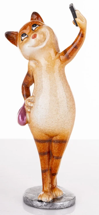 FIGURKA KOT SELFIE 19x7,5x6