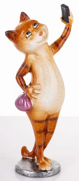 FIGURKA KOT SELFIE 19x7,5x6