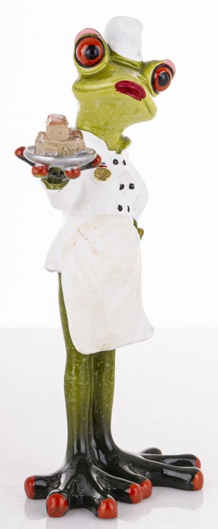 FIGURKA ŻABA PANI CUKIERNIK 17x8x4,5