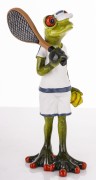 FIGURKA ŻABA TENISISTKA 17x7,5x8,5
