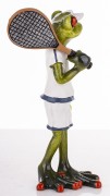 FIGURKA ŻABA TENISISTKA 17x7,5x8,5
