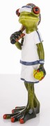 FIGURKA ŻABA TENISISTKA 17x7,5x8,5
