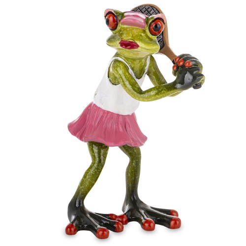 FIGURKA ŻABA TENISISTKA 15x9x9,5